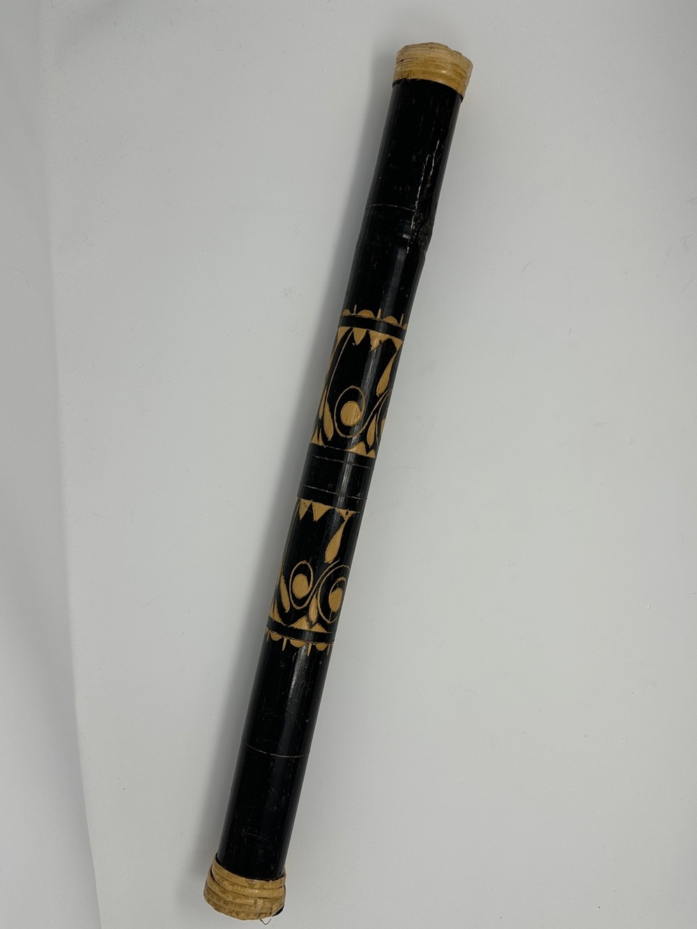 Decorative Bamboo rain stick sound musical percussion instrument - Picture 5 of 8